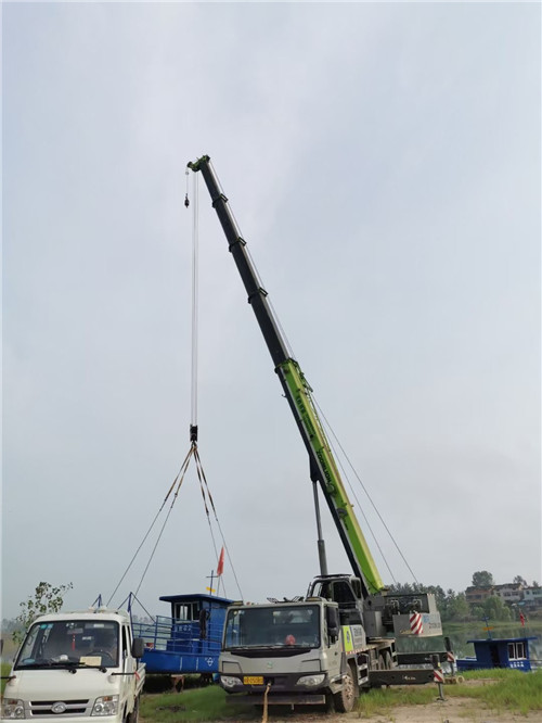 屯留区桥梁建设吊装案例